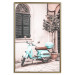 Poster Iconic Vespa - automotive composition against the backdrop of an Italian city street 135915 additionalThumb 11