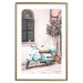 Poster Iconic Vespa - automotive composition against the backdrop of an Italian city street 135915 additionalThumb 13