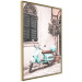 Poster Iconic Vespa - automotive composition against the backdrop of an Italian city street 135915 additionalThumb 7