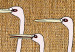 Canvas Asian Cranes (1-piece) Vertical - birds in Japanese style 142415 additionalThumb 4
