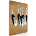 Canvas Asian Cranes (1-piece) Vertical - birds in Japanese style 142415 additionalThumb 2