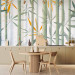 Wall Mural Bamboo jungle - motif of exotic green vegetation with leaves 144515 additionalThumb 6