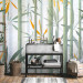 Wall Mural Bamboo jungle - motif of exotic green vegetation with leaves 144515 additionalThumb 8
