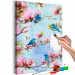 Paint by number Spring Time Songs - Blue Birds Between Cherry Blossoms 144615 additionalThumb 6