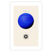 Poster Blue Uranus - Gas Giant with a Solar System in Shades of Blue 146315 additionalThumb 15