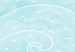 Photo Wallpaper Sea - Children’s Background With Waves in Shades of Pastel Blue 149215 additionalThumb 8