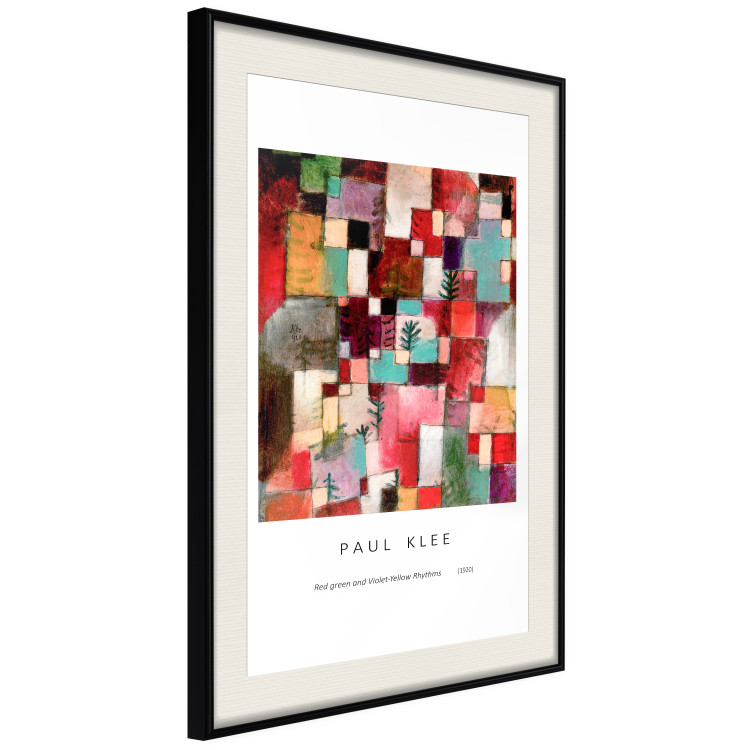 Wall Poster Reproduction - Paul Klee, Red-Green and Purple-Yellow Rhythms 149715 additionalImage 8