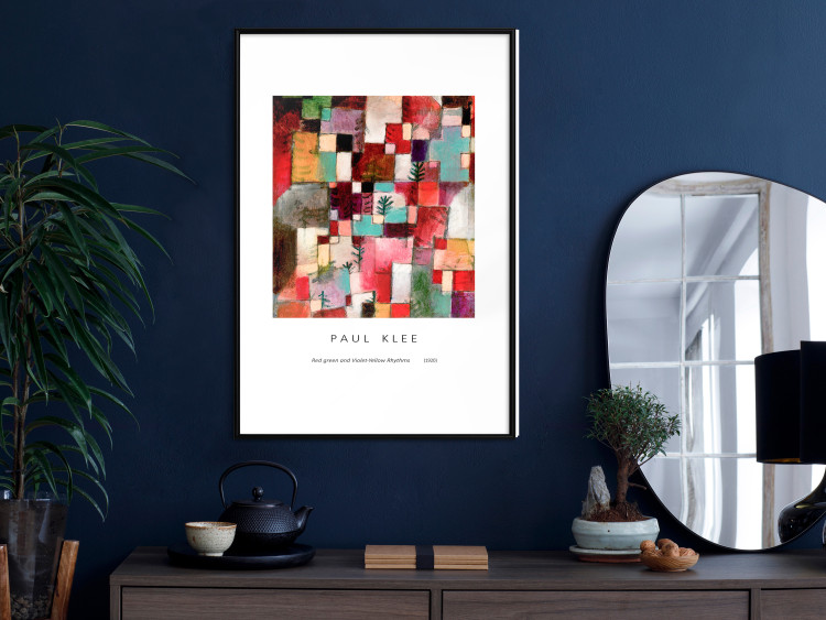 Wall Poster Reproduction - Paul Klee, Red-Green and Purple-Yellow Rhythms 149715 additionalImage 12