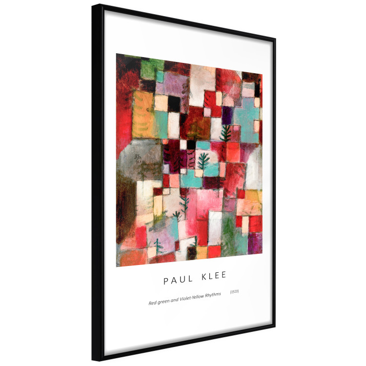 Wall Poster Reproduction - Paul Klee, Red-Green and Purple-Yellow Rhythms 149715 additionalImage 5