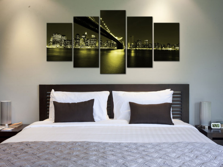 Canvas Print Unforgettable night in New York City 58415 additionalImage 3