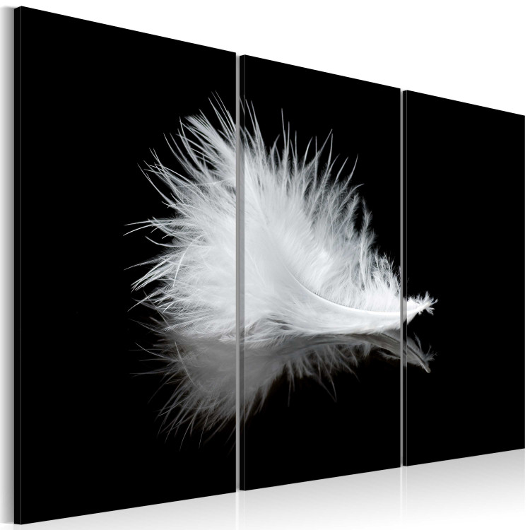 Canvas Art Print A small feather 58515 additionalImage 2