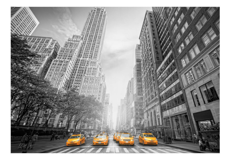 Photo Wallpaper New York - yellow taxis 61515 additionalImage 1