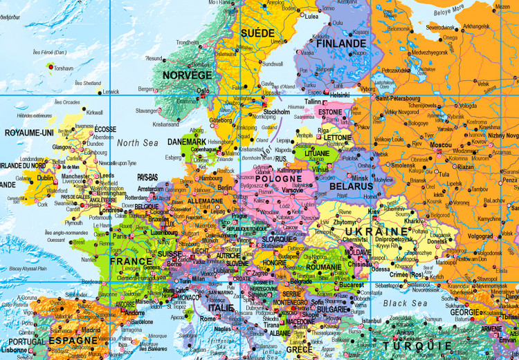 Cork Pinboard World Map: Orbis Terrarum [Cork Map - French Text] 105925 additionalImage 6