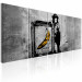 Canvas Print Banksy: Monkey with Frame 106525 additionalThumb 2