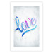 Wall Poster Love Composition - colorful English text "love" on a bright background 114425 additionalThumb 19