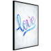 Wall Poster Love Composition - colorful English text "love" on a bright background 114425 additionalThumb 10