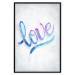 Wall Poster Love Composition - colorful English text "love" on a bright background 114425 additionalThumb 18