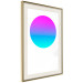 Poster Colorful Circle - geometric abstraction with gradient on white background 117625 additionalThumb 2