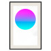 Poster Colorful Circle - geometric abstraction with gradient on white background 117625 additionalThumb 18