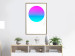 Poster Colorful Circle - geometric abstraction with gradient on white background 117625 additionalThumb 7