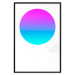 Poster Colorful Circle - geometric abstraction with gradient on white background 117625 additionalThumb 18
