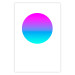 Poster Colorful Circle - geometric abstraction with gradient on white background 117625 additionalThumb 25