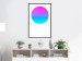 Poster Colorful Circle - geometric abstraction with gradient on white background 117625 additionalThumb 5