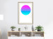 Poster Colorful Circle - geometric abstraction with gradient on white background 117625 additionalThumb 21