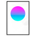 Poster Colorful Circle - geometric abstraction with gradient on white background 117625 additionalThumb 15