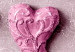 Canvas Art Print Stone love - six hearts on a concrete texture in pink colors 118225 additionalThumb 4