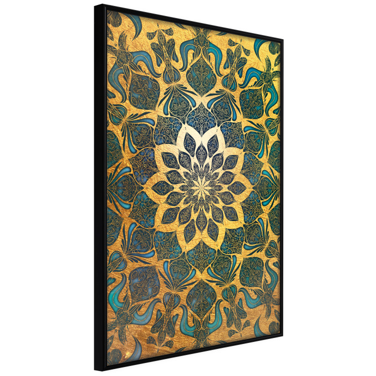 Wall Poster Gold of India - composition with a Zen-style Mandala in golden tones 119025 additionalImage 10