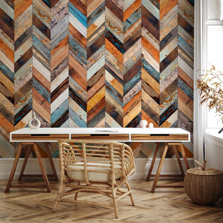 Modern Wallpaper Magma Mosaic of Colours 122325 additionalImage 4
