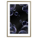 Wall Poster Lightness of Being - soap bubbles on a black background in an abstract motif 122625 additionalThumb 14