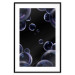 Wall Poster Lightness of Being - soap bubbles on a black background in an abstract motif 122625 additionalThumb 17