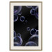 Wall Poster Lightness of Being - soap bubbles on a black background in an abstract motif 122625 additionalThumb 19