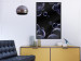 Wall Poster Lightness of Being - soap bubbles on a black background in an abstract motif 122625 additionalThumb 5