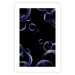 Wall Poster Lightness of Being - soap bubbles on a black background in an abstract motif 122625 additionalThumb 25