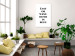 Canvas East or west, home is best English quote - black and white lettering 122925 additionalThumb 3
