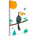 Canvas Print Toucan And Butterflies (1 Part) Vertical 123725 additionalThumb 2