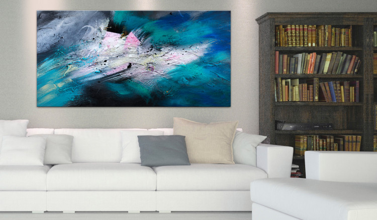 Large canvas print Peacock's Flight II [Large Format] 125425 additionalImage 6