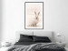 Wall Poster Bunny - blurred composition with a fluffy animal on a white background 126225 additionalThumb 4
