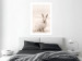 Wall Poster Bunny - blurred composition with a fluffy animal on a white background 126225 additionalThumb 2
