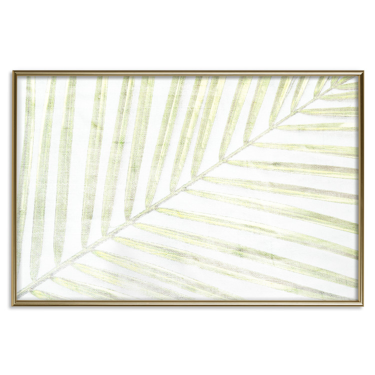 Poster Palm Leaf - light green leafy composition of a tropical plant 126825 additionalImage 17
