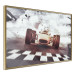 Wall Poster Target - sports composition with racing car and billows of smoke 129425 additionalThumb 12