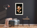 Poster Extraordinary Twig - plant composition of golden leaves on a black background 130525 additionalThumb 15