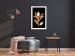Poster Extraordinary Twig - plant composition of golden leaves on a black background 130525 additionalThumb 23