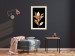 Poster Extraordinary Twig - plant composition of golden leaves on a black background 130525 additionalThumb 22