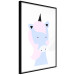 Wall Poster Sweet Unicorn - playful blue animal with a horn on a light background 138125 additionalThumb 5