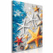Paint by number Sand and Seashells - Starfish and Sea Elements on Blue Boards 144525 additionalThumb 5