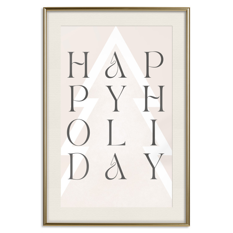 Wall Poster Best Wishes - Decorative Inscription on a Geometric Background 148025 additionalImage 24